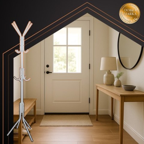 Wieszak stojący 170cm - biały Ruhhy 26360