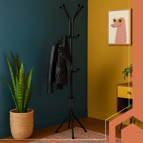 Wieszak stojący 170cm - czarny Ruhhy 26362
