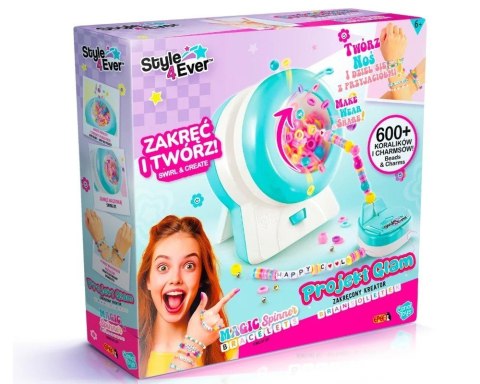 Zestaw kreatywny projekt glam, zakręcony kreator bransoletek