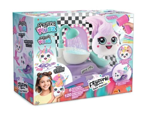 Zestaw projekt plusz fryzurki, salon piękności