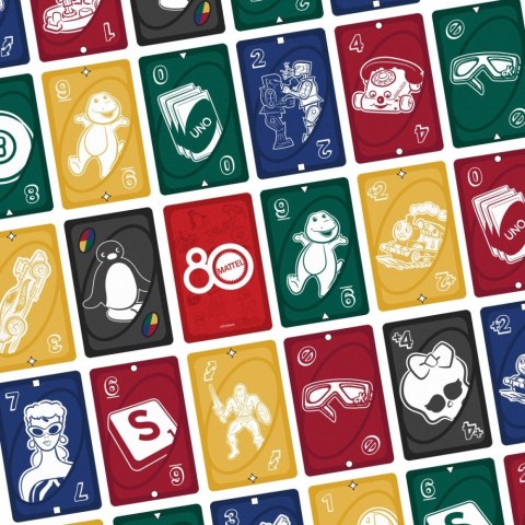 Gra uno 80-lecie mattel