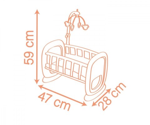 Kołyska z karuzelką baby nurse