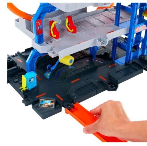 Zestaw city mega garaż gigapętla tor wyścigowy