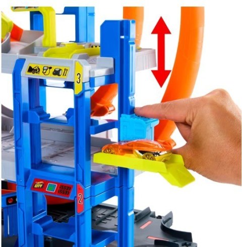 Zestaw city mega garaż gigapętla tor wyścigowy