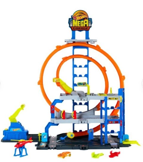 Zestaw city mega garaż gigapętla tor wyścigowy