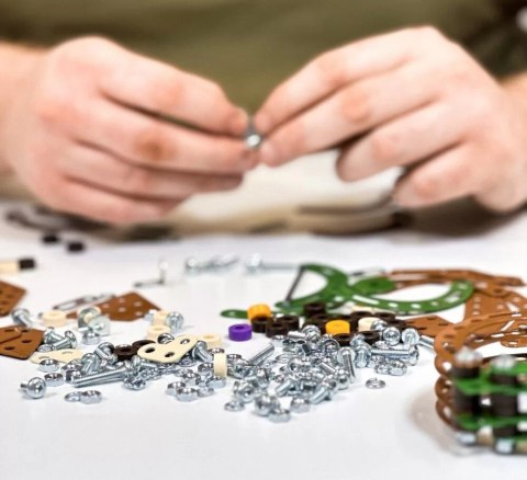 Zestaw konstrukcyjny mały konstruktor dinozaury triceratops