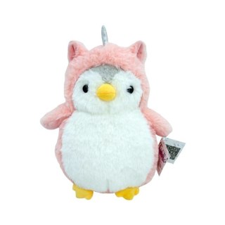 Maskotka pingwin romek różowy 20 cm
