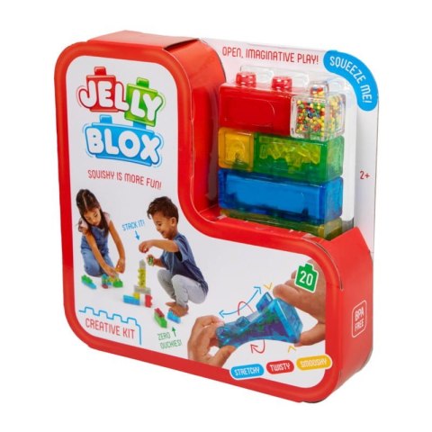 Miękkie klocki jelly blox zestaw kreatywny
