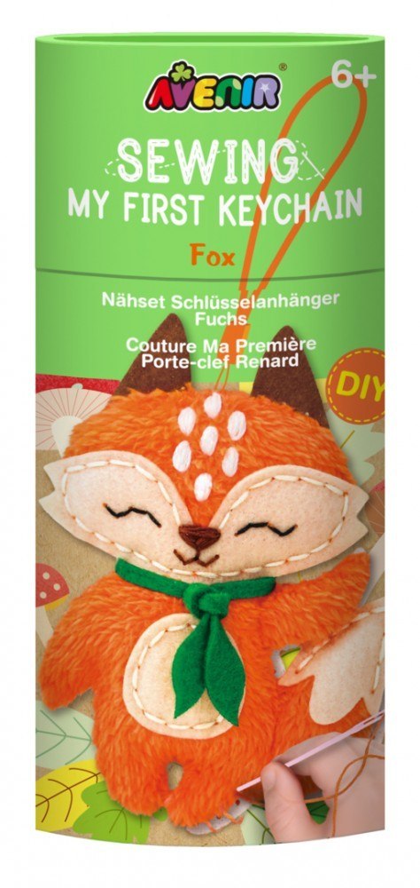 Zestaw kreatywny uszyj brelok do kluczy - lis