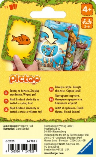 Gra karciana pictoo dino