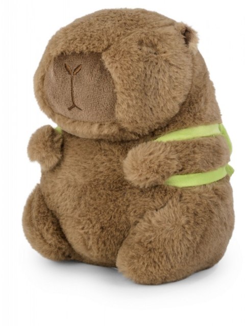 Maskotka kapibara z plecakiem żółwiem 21 cm