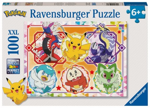 Puzzle 100 elementów pokemon