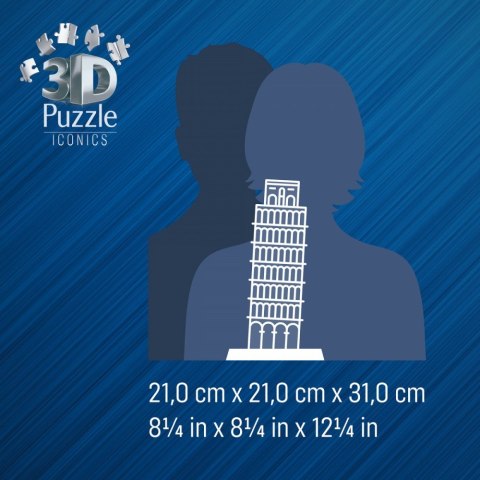 Puzzle 3d krzywa wieża w pizie