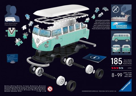 Puzzle 3d samochód volkswagen t1