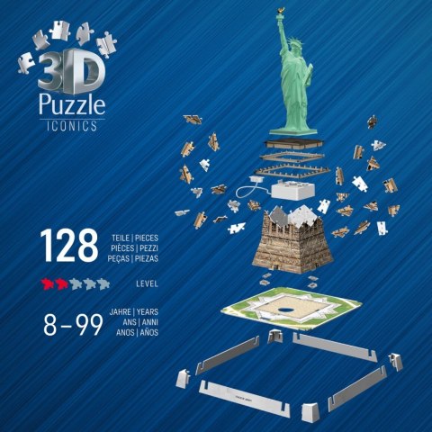 Puzzle 3d statua wolności
