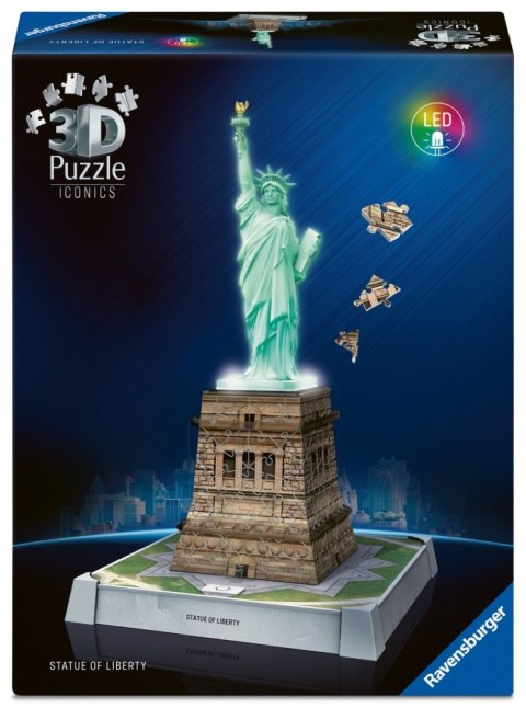 Puzzle 3d statua wolności