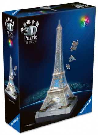 Puzzle 3d wieża eiffla