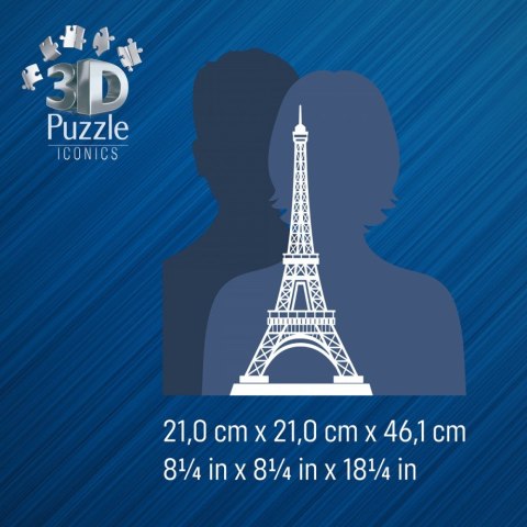Puzzle 3d wieża eiffla