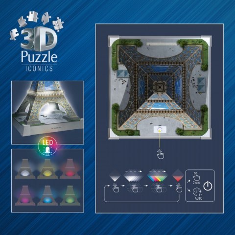 Puzzle 3d wieża eiffla