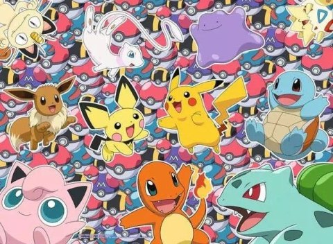 Puzzle xxl 100 elementów pokemon