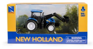 Traktor z przyczepą t6 mini new holland