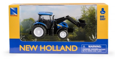 Traktor z przyczepą t6 mini new holland