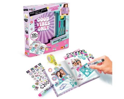 Zestaw projekt deko, kreatywny pamiętnik