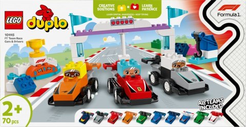 Klocki duplo 10445 bolidy i kierowcy f1