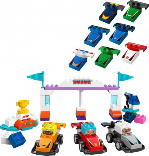 Klocki duplo 10445 bolidy i kierowcy f1