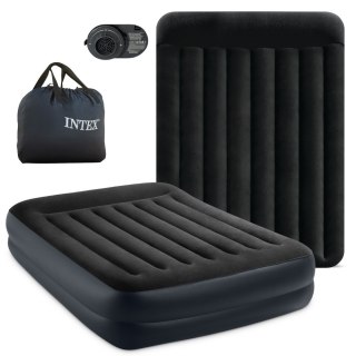 Dwuosobowy materac dmuchany 152x203x42 cm łóżko pompka 220V INTEX 64124ND
