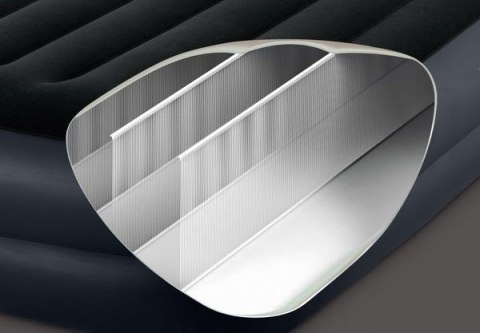 Dwuosobowy materac dmuchany 152x203x42 cm łóżko pompka 220V INTEX 64124ND