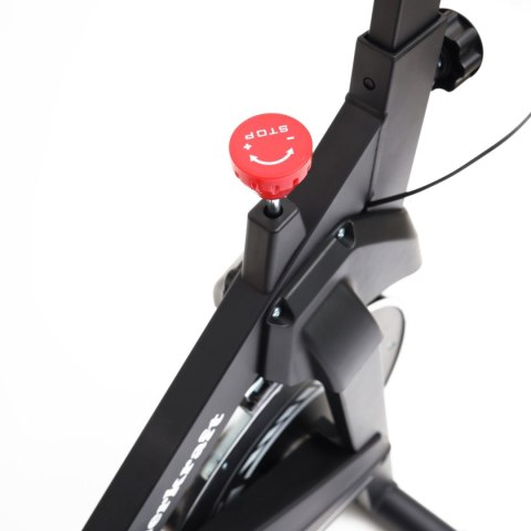 Rower treningowy cardio domowy stacjonarny Bauerkraft koło zamachowe 4kg biały
