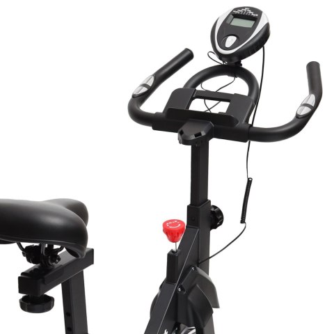 Rower treningowy cardio domowy stacjonarny Bauerkraft koło zamachowe 4kg biały