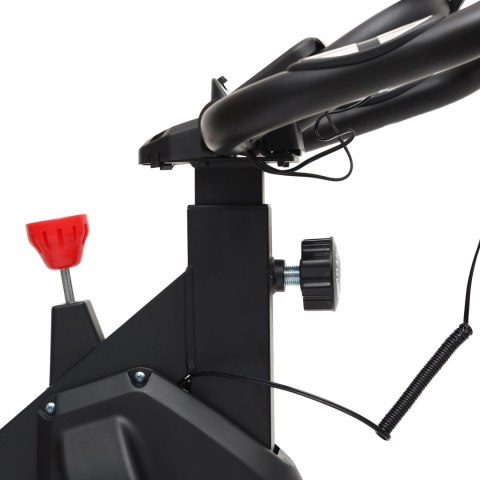 Rower treningowy cardio domowy stacjonarny Bauerkraft koło zamachowe 4kg biały