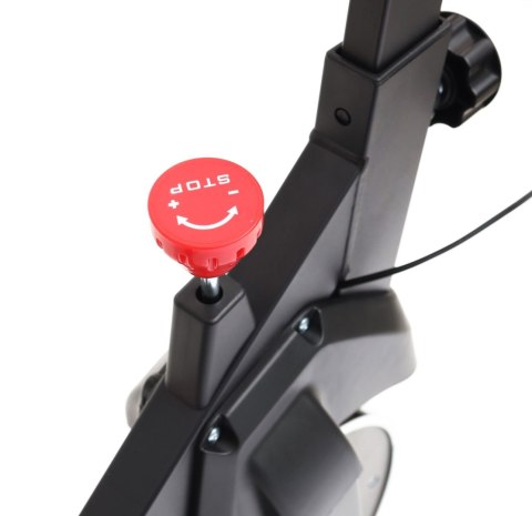 Rower treningowy cardio domowy stacjonarny Bauerkraft koło zamachowe 4kg szary