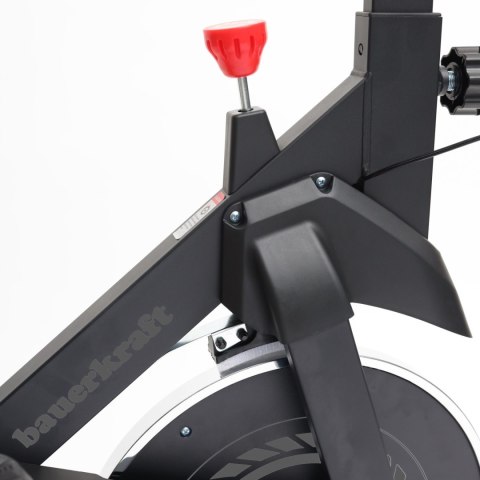 Rower treningowy cardio domowy stacjonarny Bauerkraft koło zamachowe 4kg szary