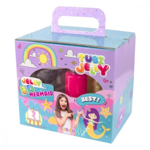 Zestaw tubi jelly 6 kolorów małe akwarium syrenka