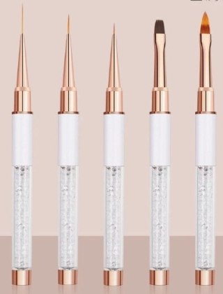 DA434 Pędzelki do paznokci 5szt