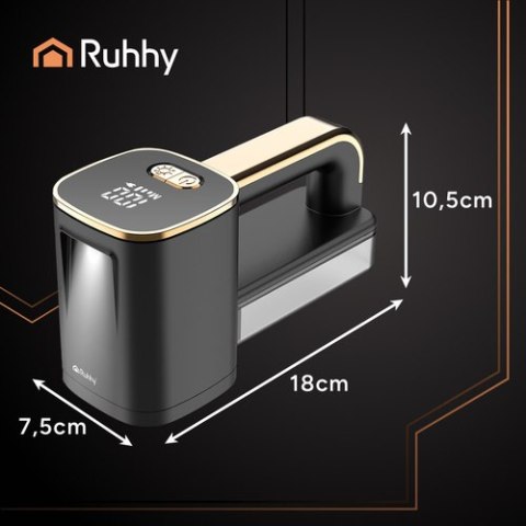 Golarka do ubrań bezprzewodowa czarna Ruhhy 26642