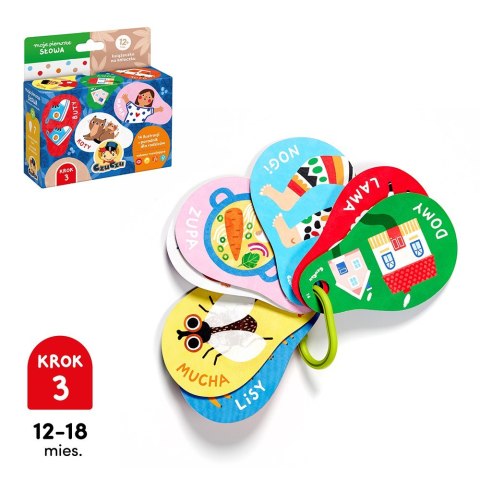 Książeczka moje pierwsze słowa 12m+