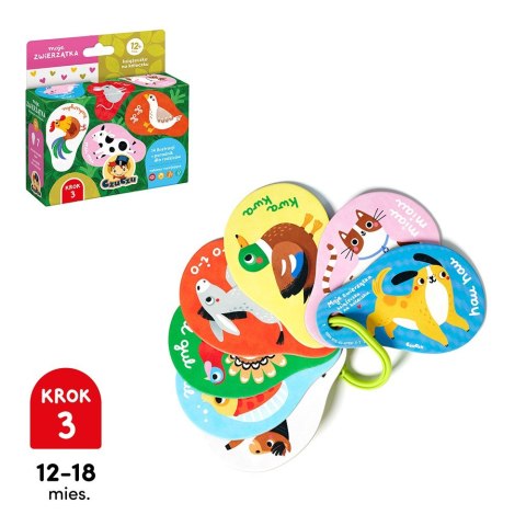 Książeczka moje zwierzątka 12m+