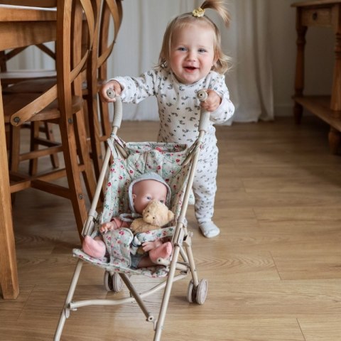 WOOPIE ROYAL Wózek Spacerówka Dla Lalek w Kwiatki
