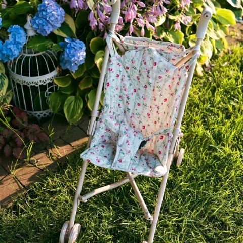 WOOPIE ROYAL Wózek Spacerówka Dla Lalek w Kwiatki