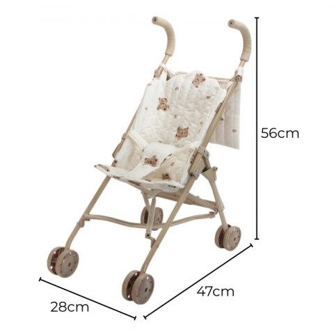 WOOPIE Wózek Dla Lalek Spacerówka w Misie