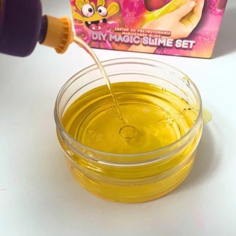 Zestaw slime diy magic pink xl