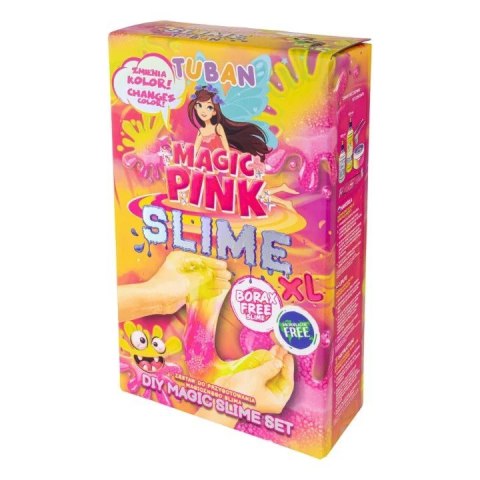 Zestaw slime diy magic pink xl