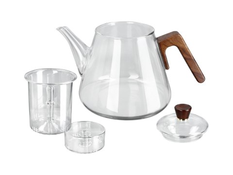 Czajnik szklany z sitkiem