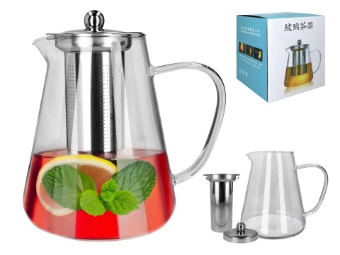 Czajnik szklany z sitkiem