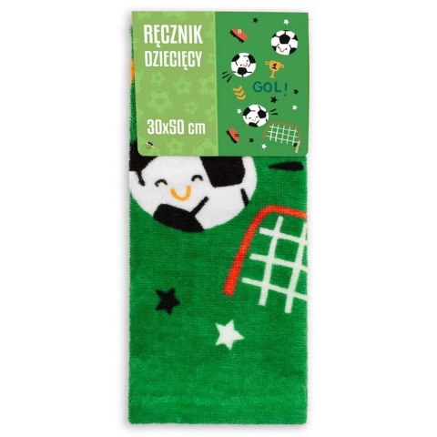 Ręcznik przedszkolny dla dziecka 30x50 Piłka Nożna