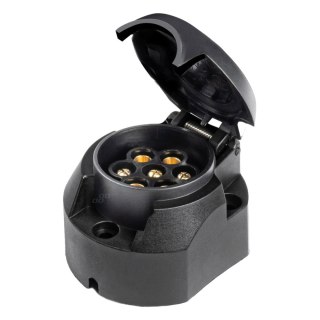 Gniazdo przyczepy haka plastikowe 7 pin amio-01258